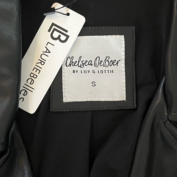 Chelsea DeBoer Leather Biker Jacket - Picture 2 of 3